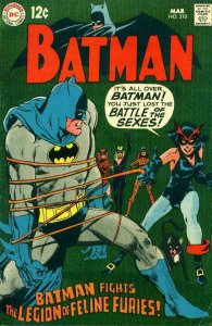 Batman #210 VG ; DC | low grade comic Neal Adams Battle of the Sexes