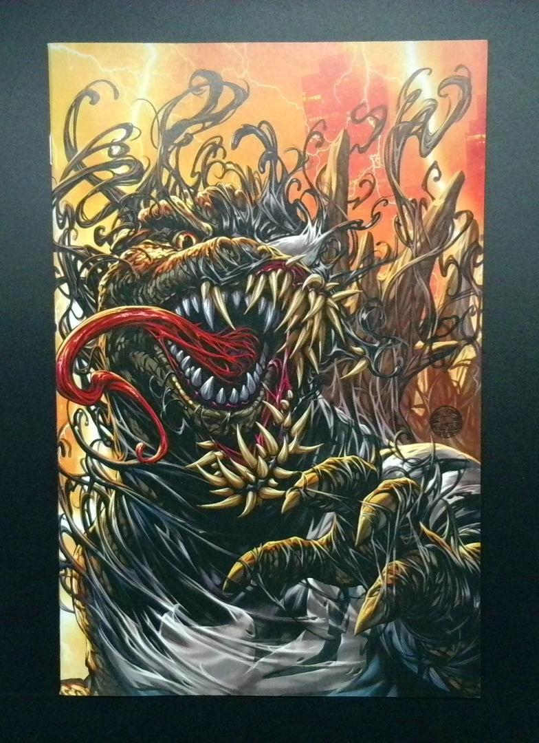 Godzilla Destroys the Marvel Universe #2 1:100 NM BROOKS Virgin Marvel 2025 MW1