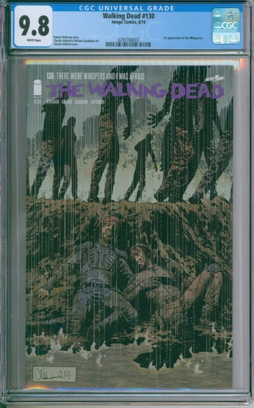 Image The Walking Dead #130 CGC 9.8 1st Appearance Of The Whisperers