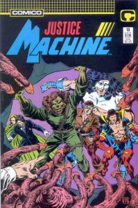 JUSTICE MACHINE #13, NM-, Elementals, Comico, 1987 1988 more in store