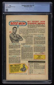 Amazing Spider-Man #33 CGC VG 4.0 Classic Cover Stan Lee Ditko!