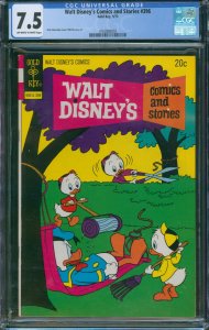 Walt Disneys Comics and Stories #396 Gold Key 1973 CGC 7.5