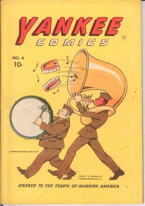 YANKEE COMICS (1941 CHESLER) 4 FINE JACK COLE, McKAY JR