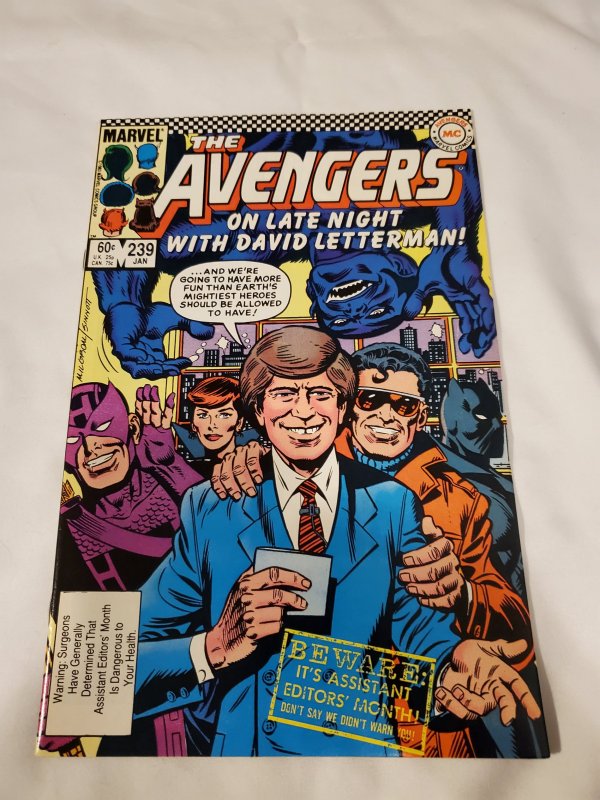 Avengers 239 VF/NM Late Night of the Super-Stars