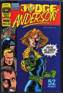 2000 AD Presents #10 (1987) Anderson PSI Division