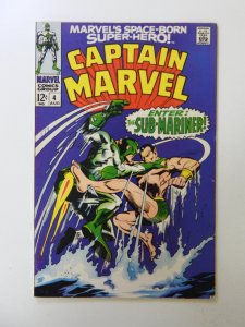 Captain Marvel #4 (1968) FN/VF condition