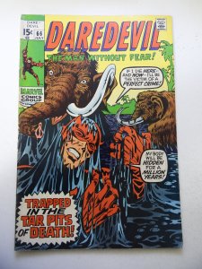 Daredevil #66 (1970) VG Condition centerfold detached at one staple