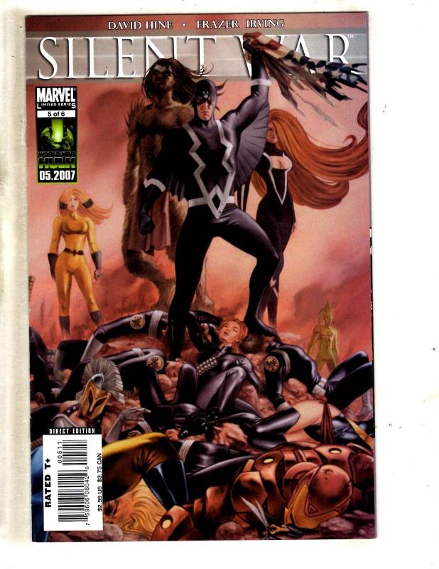 Silent War Complete Marvel Comics LTD Series # 1 1 2 3 4 5 6 Inhumans Bolt MF10