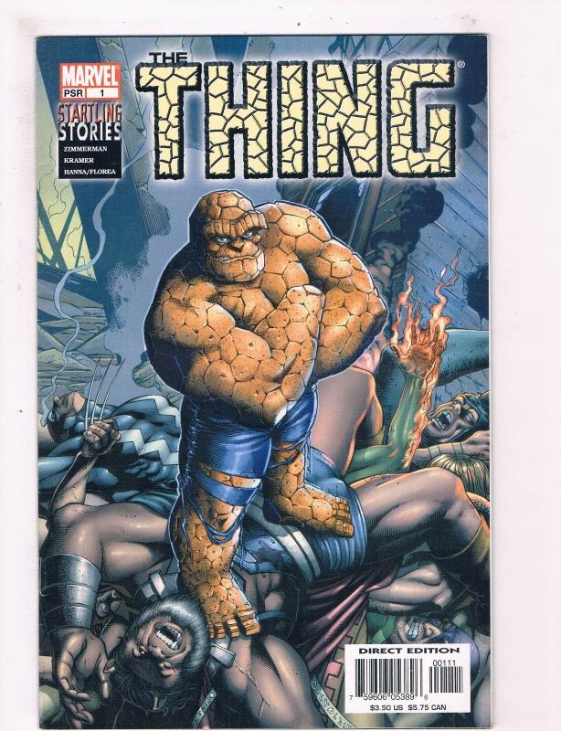 The Thing # 1 VF 1st Print Marvel Comic Book Fantastic Four Dr. Doom Hulk S44