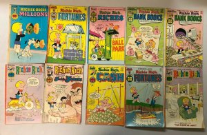 Older Richie Rich Comic Lot 41 Different Very Good to Excellent Condition