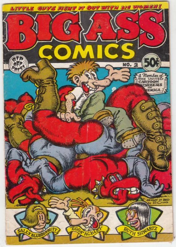 Big Ass Comics #2 (Aug-71) VG Affordable-Grade Eggs Ackley