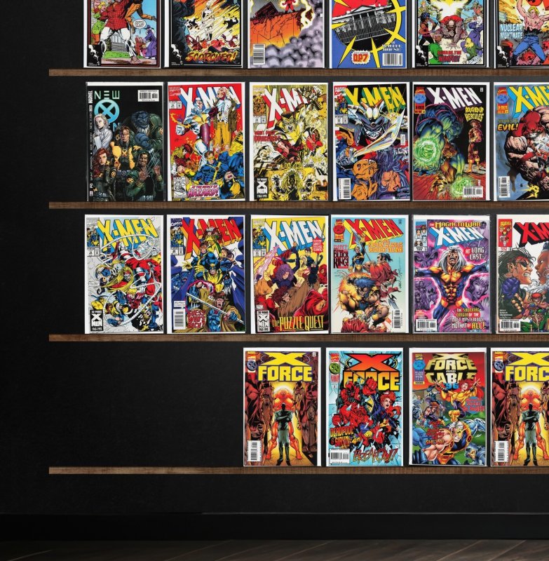 Huge Lot 150+ Comics with X-Men, D.P.7, X-Force, Star Brand, Psi Force & More!