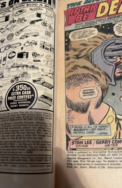 Thor #199 (1972) death legions of pluto