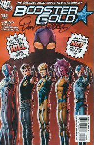 BOOSTER GOLD #10 SIGNED BY DAN JURGENS DC COMICS 2008 EB201