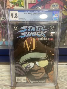 STATIC SHOCK: REBIRTH OF the COOL #1 (2001) CGC 9.8 WHITE PAGES VIRGIL HAWKINS