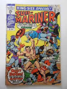 Sub-Mariner Annual #1 (1971) GD/VG Condition see description