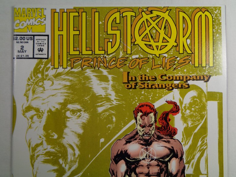 Hellstorm Prince of Lies #1 and #2 Marvel 1992