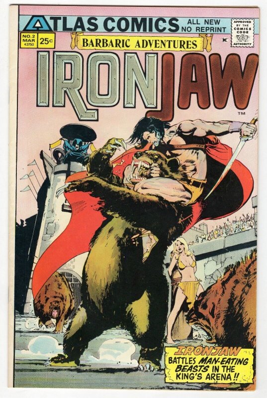 Ironjaw #2 VINTAGE 1975 Atlas Comics Neal Adams GGA