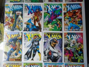 X-Men Lot 24 Different, From:#253-300, Average 8.0/VF Range 6.0-UP (1989-1993)