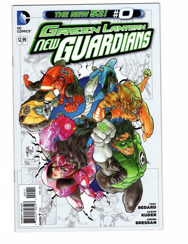 Green Lantern New Guardians #0 (VF/NM) ID#F10