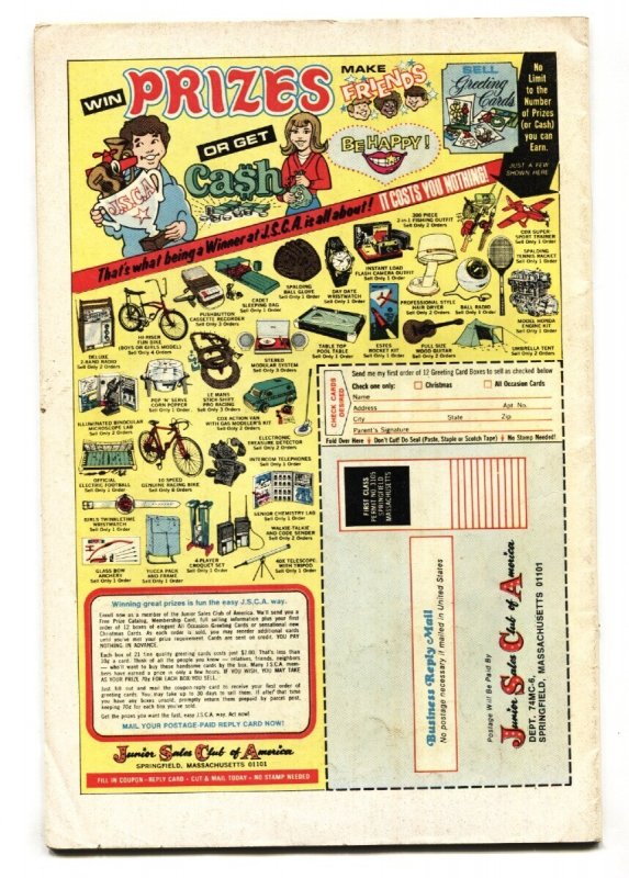 Jungle Action #11  1974 - Marvel  -VG - Comic Book