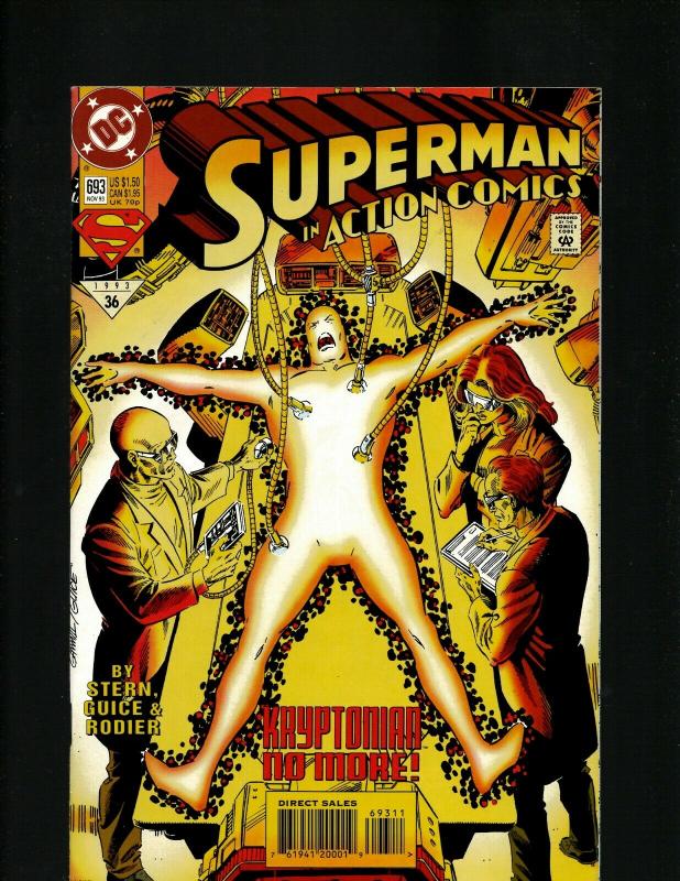 12 Superman DC Comics #675 685 686 687 687 688 689 690 691 692 693 694 J395 