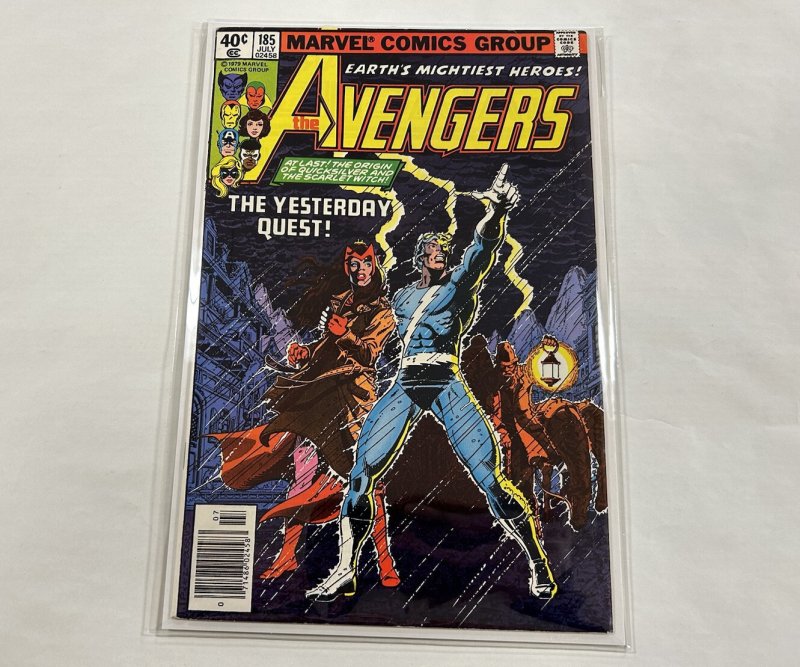 *Avengers #185 vf/nm; Origin of Quick Silver & Scarlet Witch! HIGH GRADE