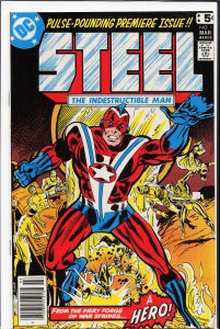 Steel, the Indestructible Man #1 (1978) Steel [Key Issue]