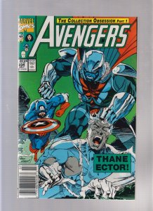 Avengers #334 - Andy Kubert Cover Art! (9.0) 1991