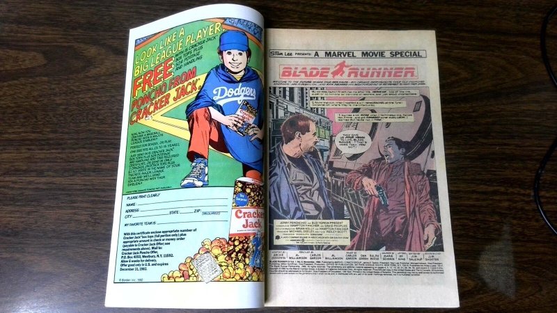 Blade Runner #1 +2 Marvel Comics 1982 Movie Adaptation Harrison Ford Newsstand 