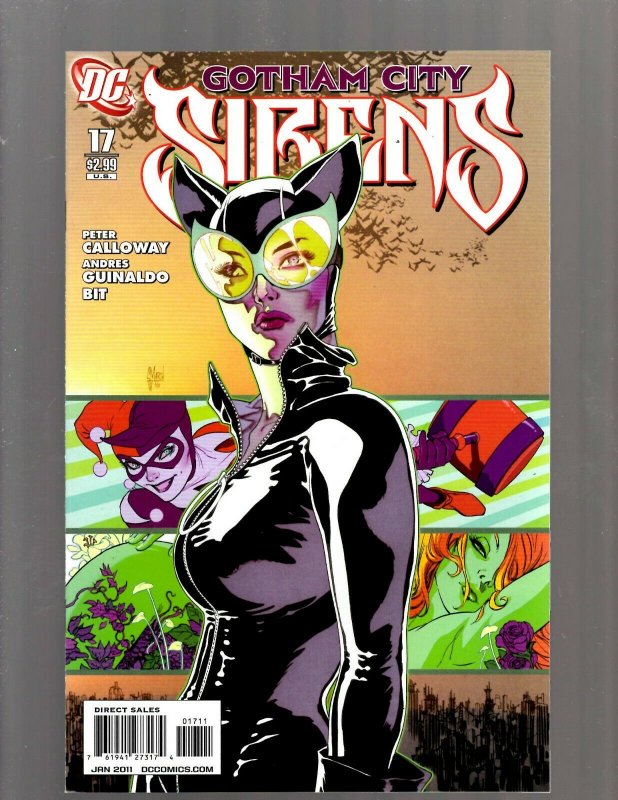 Gotham City Sirens # 17 NM 1st Print DC Comic Book Harley Quinn Poison Ivy SM19