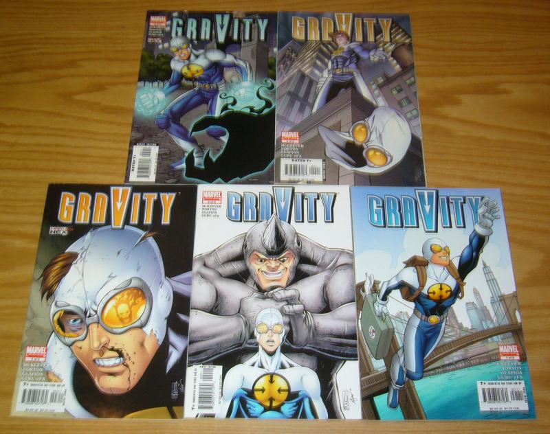 Gravity #1-5 VF/NM complete series - marvel comics - sean mckeever set lot 2 3 4