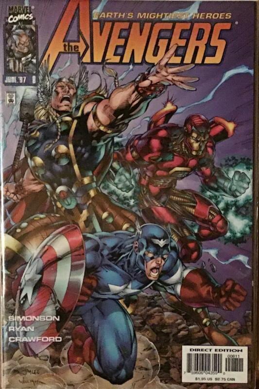 AVENGERS VOLUME 2 (MARVEL)#7-12 NM CONDITION 6 BOOK LOT