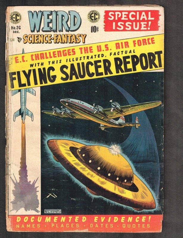 Weird Fantasy #26 ~ Flying Saucer Report ~ 1949 (2.0)WH 