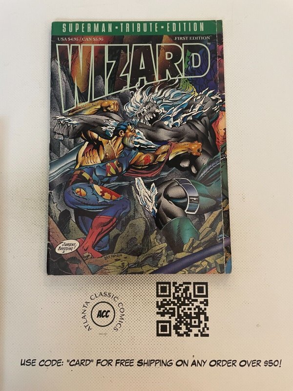 Superman Tribute Edition 1st Edition Wizard Comic Book Magazine Issue 24 J221