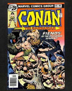 Conan The Barbarian #64 NM- 9.2 White Pages