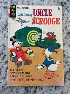 Uncle Scrooge # 76 VG Gold Key Silver Age Comic Book 1968 Walt Disney J922