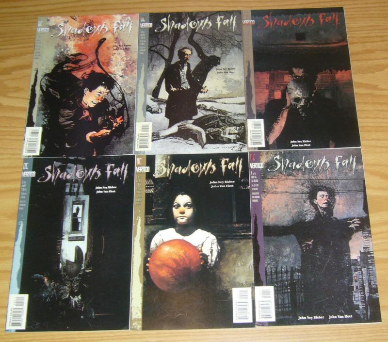 Shadows Fall #1-6 VF/NM complete series JOHN NEY RIEBER van fleet vertigo comics