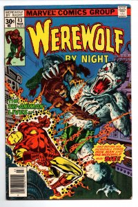 Werewolf by Night #43 newsstand - Iron Man - Horror - 1976 - FN