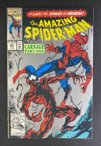 Amazing Spider-Man (1963) #361 NM (9.4) 1st Carnage Second Print Variant Cover