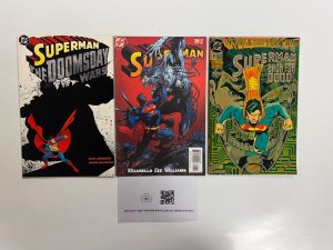 3 Superman DC Comic Books # 1 82 206 Batman Wonder Woman Robin Flash 98 JS35