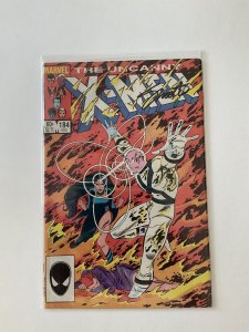 Uncanny X-Men 184 Fine Fn 6.0 Signed Shooter Marvel