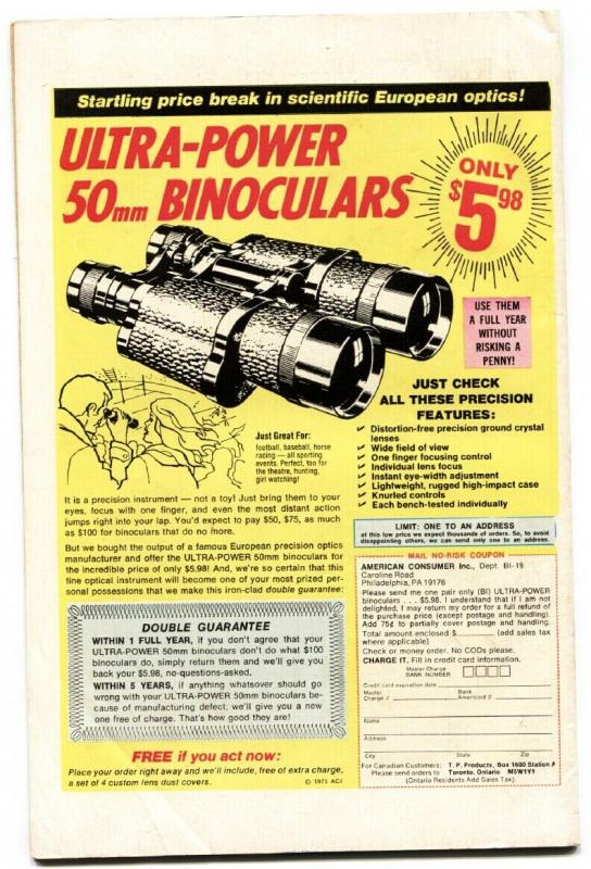 THE AVENGERS #140 1975-50 FOOT HERO comic book