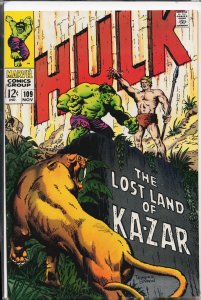 The Incredible Hulk #109 (1968) Hulk