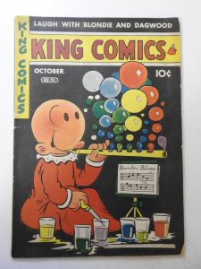 King Comics #114 (1945) GD/VG Condition 1 1/2 in spine split