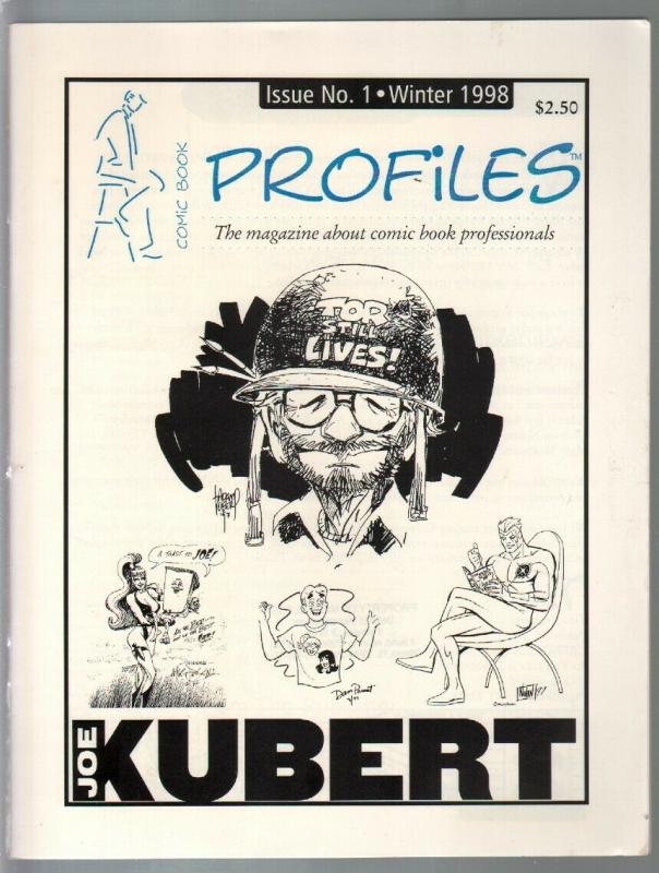 Comic Book Profiles #1 Winter 1998-1st issue-Joe Kubert issue-VF
