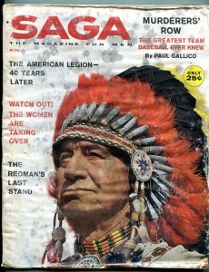 Saga Magazine November 1960-HUNTING ACCIDENT-AMERICAN LEGION-GEISHAS FR