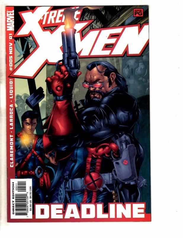 Lot Of 6 X-Treme X-Men Marvel Comic Books # 1 2 (2) 3 4 5 Wolverine Gambit GM5