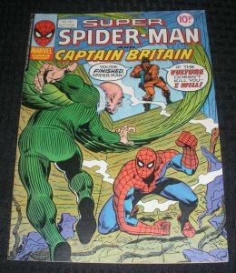 1977 SUPER SPIDER-MAN w/ Captain Britain Hitman Vulture UK Weekly #241 FN+ 6.5