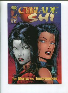 CYBER SHI #1 (9.2) TUCCI SIGNED 1995